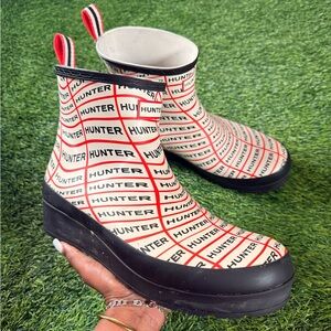 Hunter Womens original play sonic logo short rain boot size 11 women’s